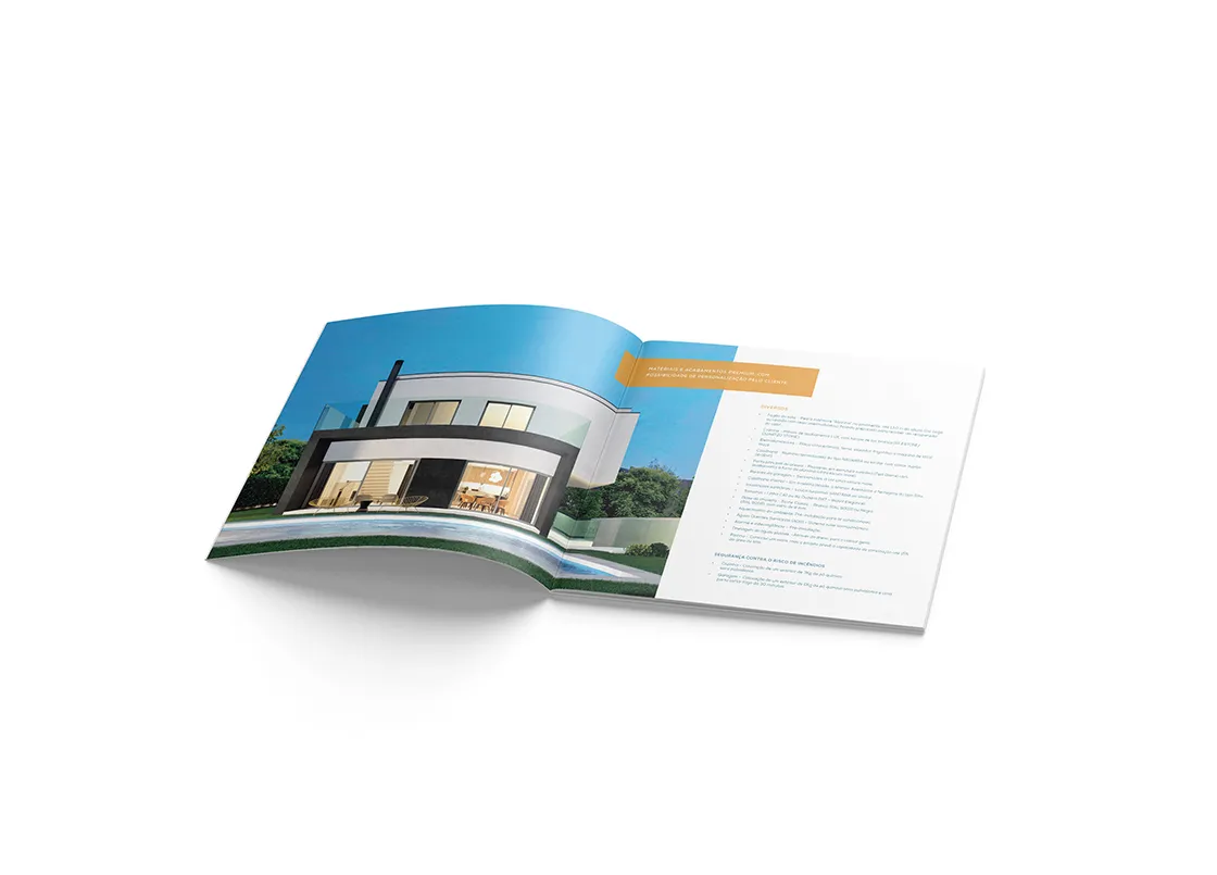 Suportes de comunicação de Quintão Residences com marca LKCOM