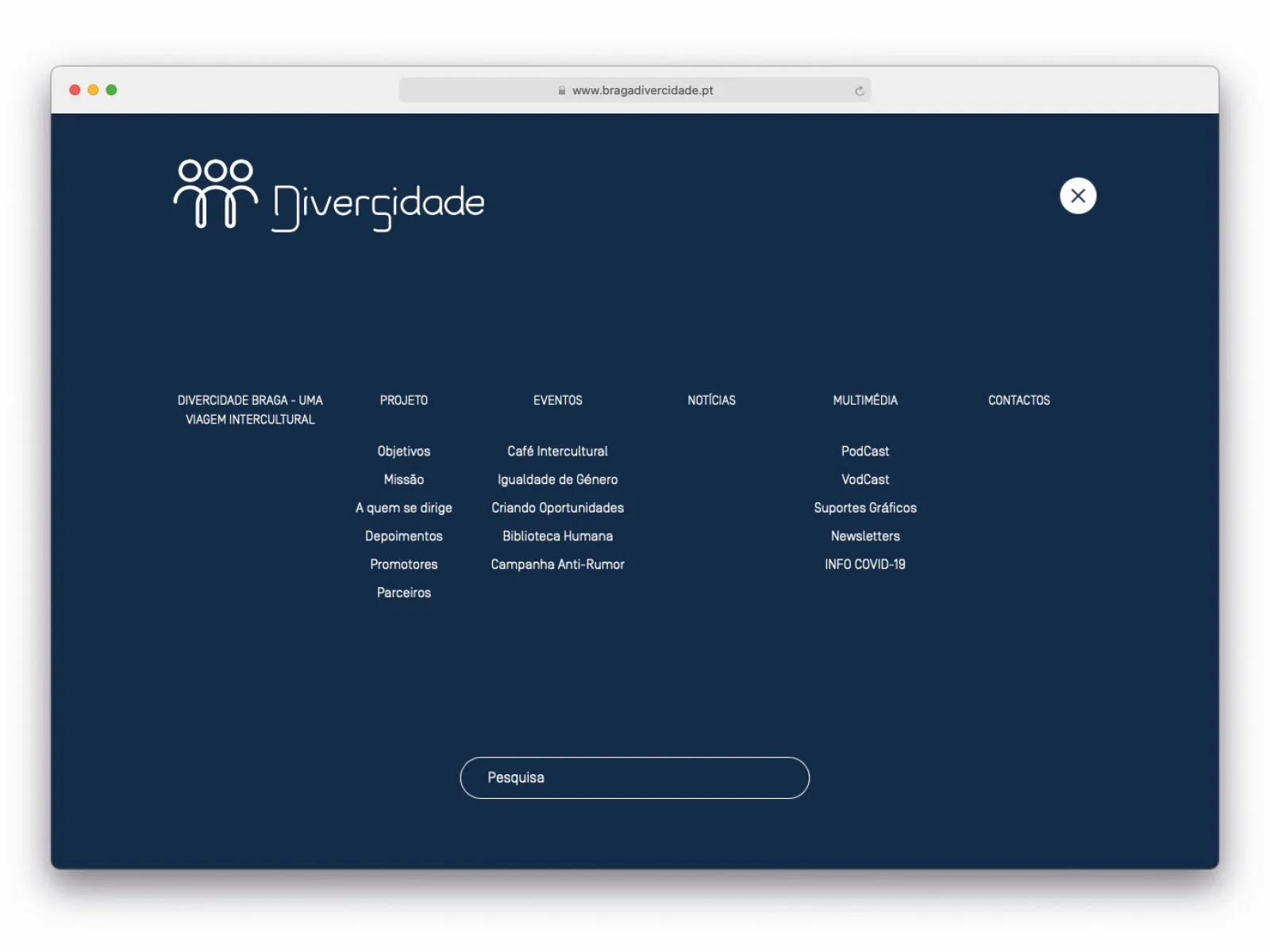 Website DiverCidade