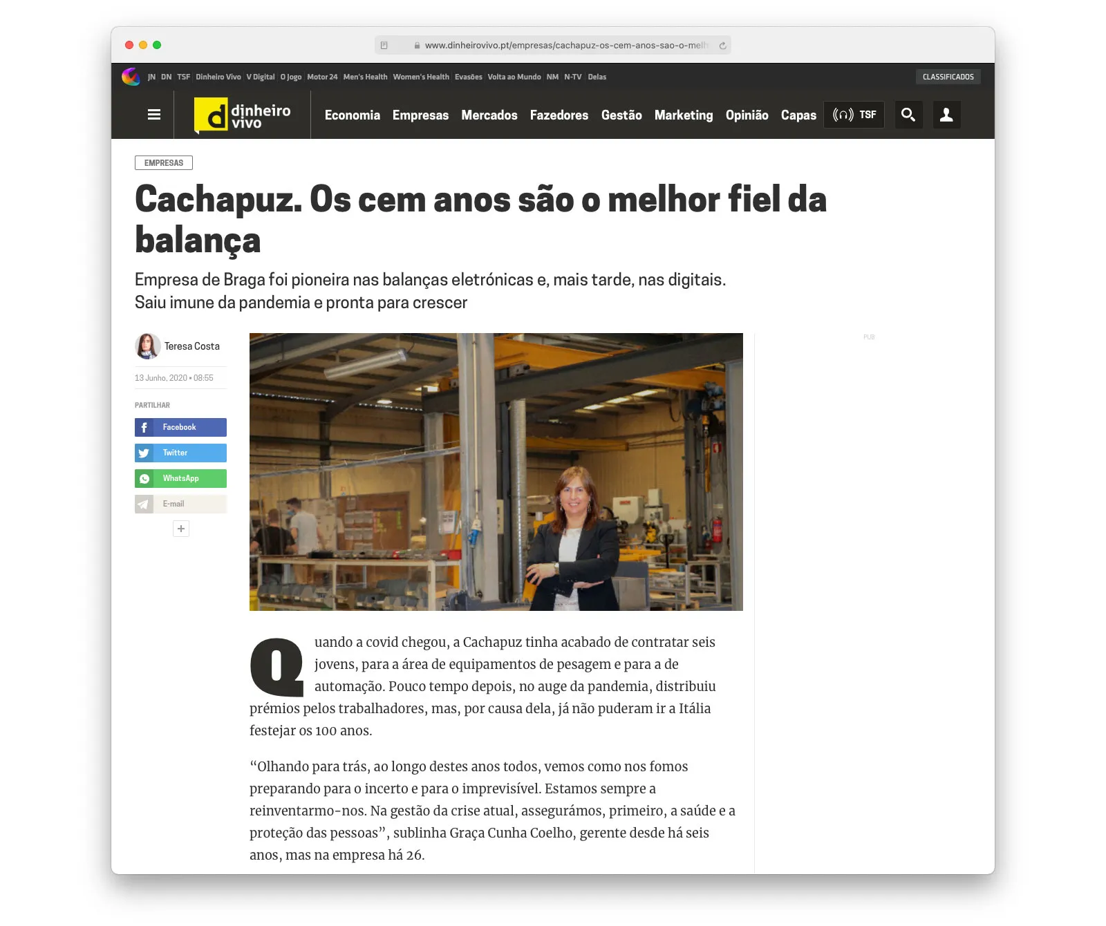 Cachapuz - Weighing & Logistic Systems
